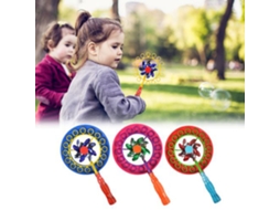 Primerox varinha de Bolhas Moinho de Vento Manual para Crianças Meninas e Meninos Brinquedo