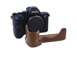 Capa Protetora De Couro Pu Para Câmera Sony A7m4/a1/a7s Iii/a7s3/a7r5 Brilvibera