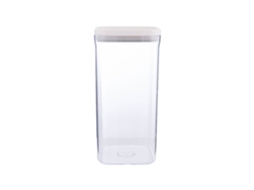 Conjunto De Recipientes Herméticos One-touch - Organizadores Empilháveis Para Cereais, Café E Snacks De Despensa