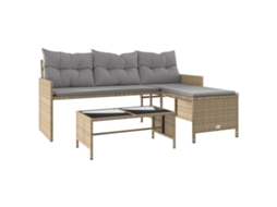 Garden Sofa, Garden Sofas Vidaxl Bege Rattan / Vime (n/a)