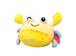 Primerox brinquedo de Pelúcia de Caranguejo 8 Polegadas Pelúcia Macia Algodão Pp para Coleção Decoração