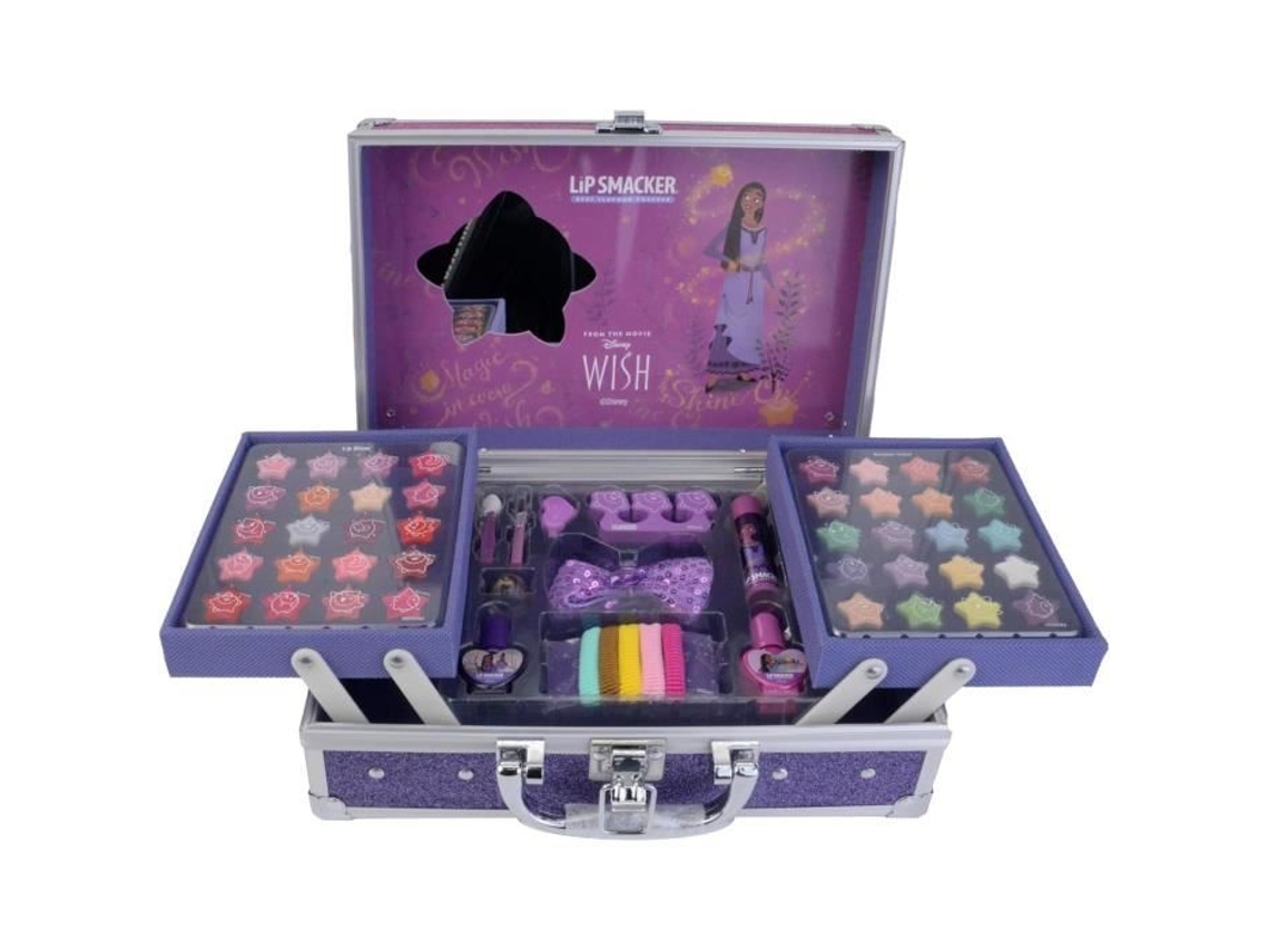 Mala De Maquilhagem Lip Smacker Wish 50 Peças Paletes Coloridas Acessórios Incluídos