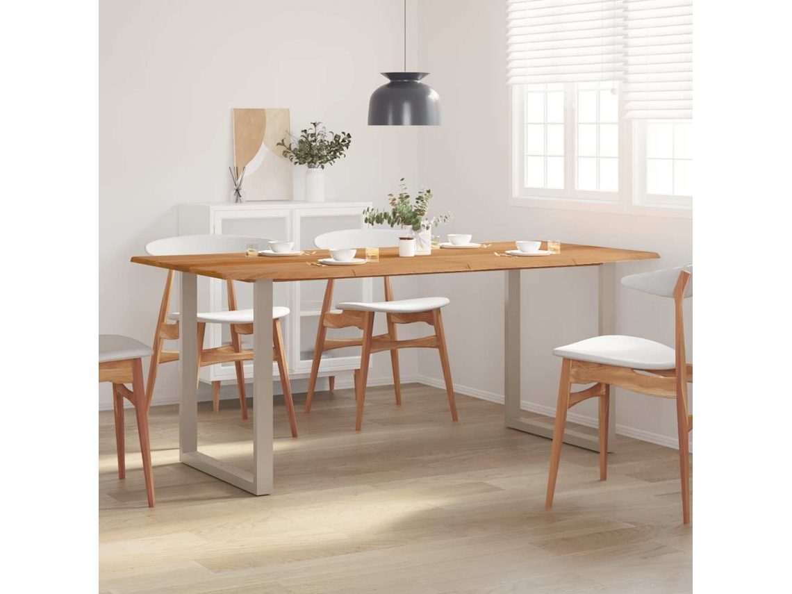 Vidaxl Mesa De Jantar 180x90x76 Cm Madeira De Acácia Maciça