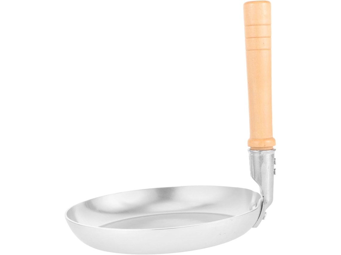 Frigideira Para Oyakodon, 17 Cm, Aço Inoxidável Sem Revestimento, Cabo Vertical, Resistente Ao Calor, Para Uso Em Fogão Gokoco