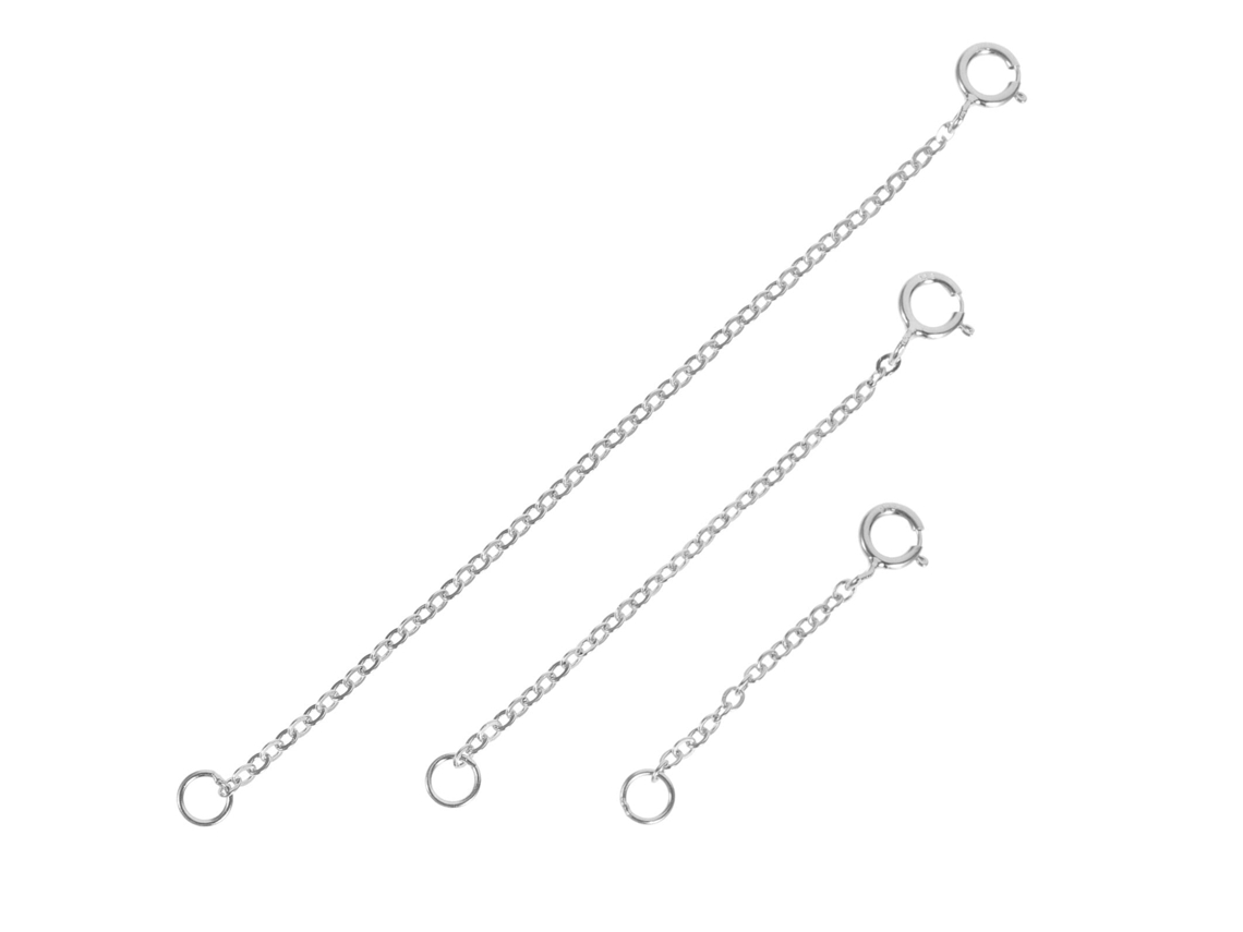3 Piezas De Cadena Extensora Ajustable Para Bricolaje, Accesorios Para Hacer Joyas, Collares Y Pulseras.
