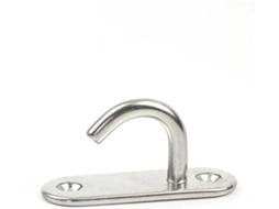 Ganchos Com Placa De Suspensão, Ganchos Com Placa De Olhal E Almofada Fixa, Aço Inoxidável 304, Cor Prata, M5 M12