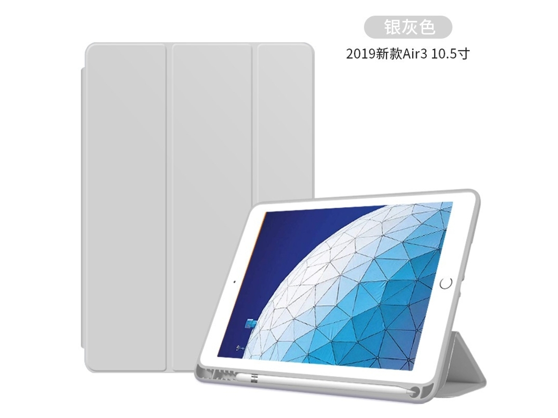 Capa Estilosa Para Ipad 2021/22 Pro 11 Cinza Haze Com Acabamento Em Grão Fino