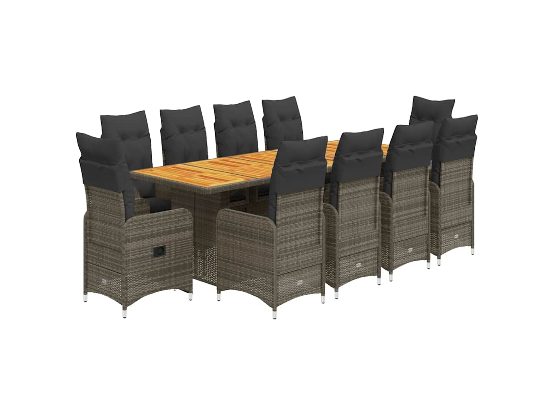 Bistro Set, Bistro Sets Vidaxl Cinzeto Rattan / Vime (n/a)