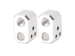 Bloco de aquecimento de alumínio para extrusora hotend da impressora 3D Prusa I3 Mk4 (2 unidades)