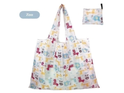 Bolsa Grande de Tecido Oxford Grosso, Ombro Grande, Ecológica, Reutilizável, Portátil, Feminina Dob Rável, Compras. GOKOCO