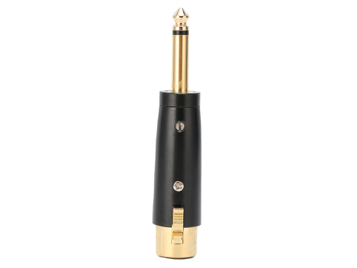 Aetheria adaptador de Áudio Macho Mono 6,35mm para Fêmea Xlr para Guitarra Microfone Interface