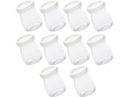 Conjunto De 10 Caixas De Doces Em Formato De Mamadeira De Plástico De 100ml