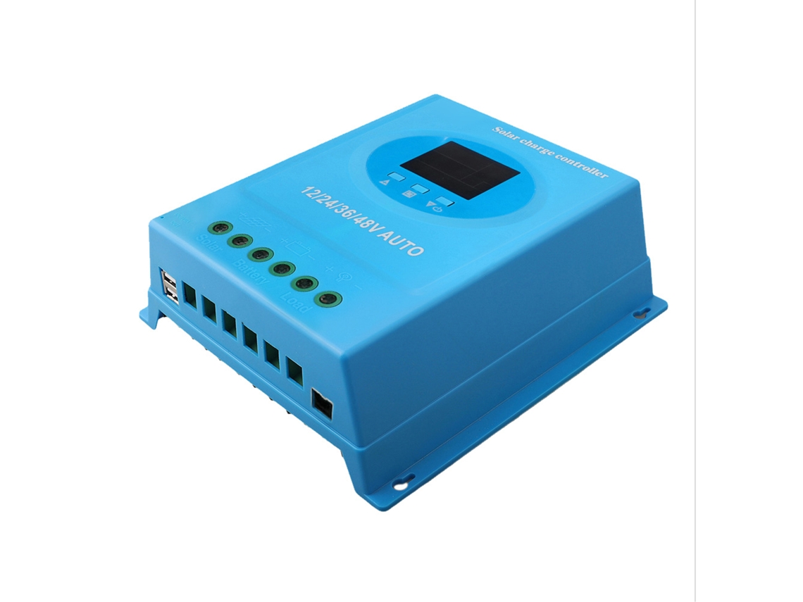 Controlador De Carga Solar Mppt 100a Com Lcd E Usb