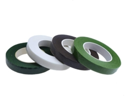 Fita Adesiva, 4 Unidades, De Fita De Arame Floral Envolver Os Caules (verde, Verde Escuro, Branco, Café)