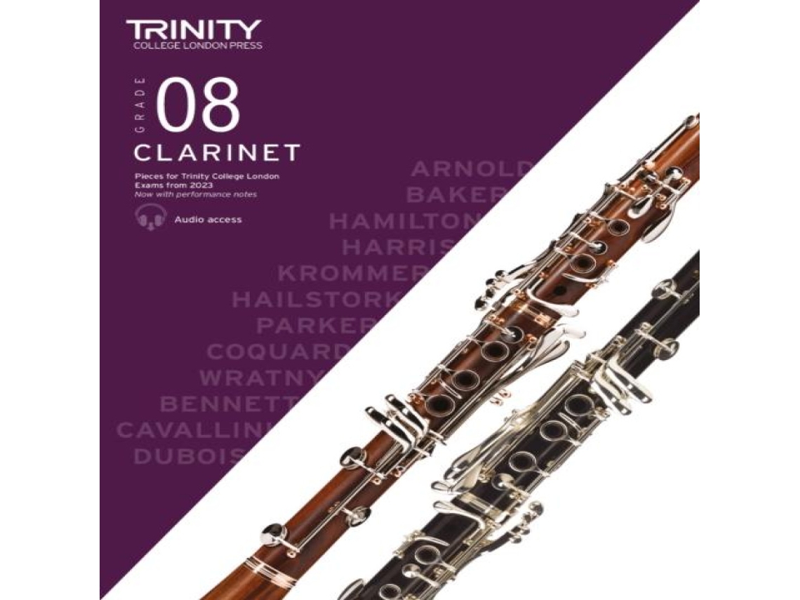 Livro Trinity College London Clarinet Exam Pieces from 2023 Grade 8 de Trinity College London (Inglês)