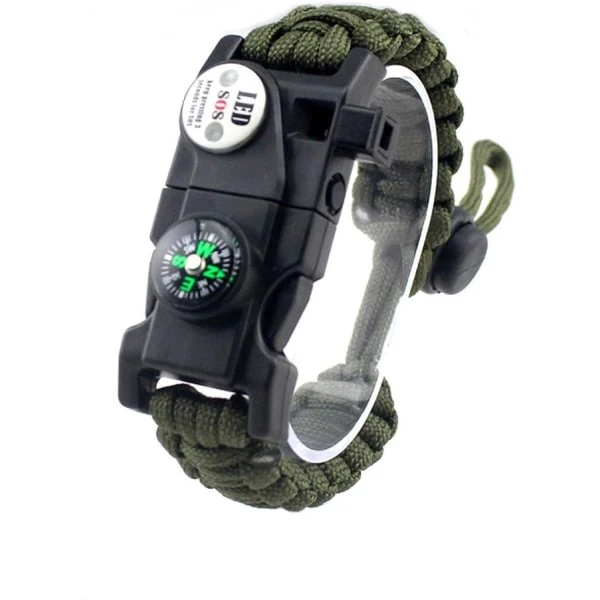 Pulseira de Paracord Multifuncional 5 em 1 BRILVIBERA
