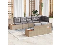 Vidaxl Conjunto De Sofá De Jardim 8 Unid. 8-número De Lugares
