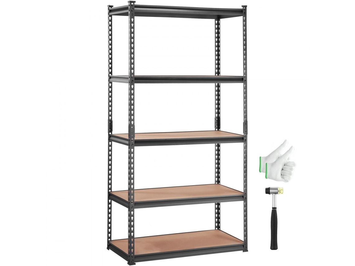 Conjunto De Estantes Metálicas Ajustáveis Para Armazenamento Industrial Tekmaquinas