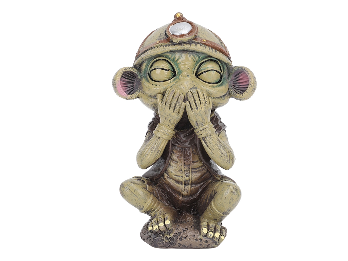Estátua de Alienígena de Jardim Resina Divertida para Halloween Indoor Outdoor S/MARCA