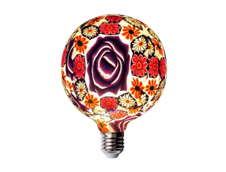 Silicone Lâmpada LED Decorativas Rosa Roxo. Iluminação Quente, E27, 4W.