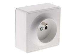 Tomada Saliente 2pe 16a Branca Simples Gama Vulco Zenitech
