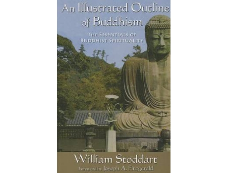 Livro an illustrated outline of buddhism de william stoddart (inglês)