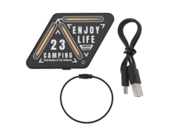 Luz de Aviso Led Recarregável Ciclismo Corrida 4 Modos S/MARCA