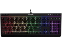 Teclado Gaming HYPERX Alloy Core RGB (Membrana - Português - Preto)