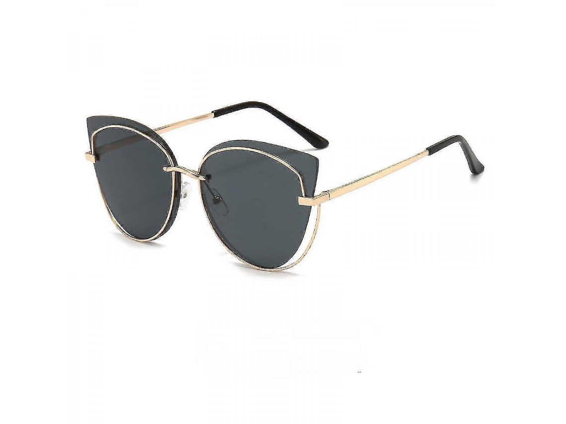 Óculos De Sol Estilo Gatinho Feminino, Lentes Espelhadas, Estilo Designer Xq-sg202