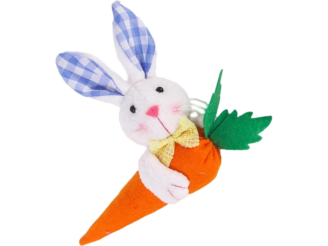 Coelhinhos Da Páscoa Para Pendurar, Enfeites De Pelúcia Coloridos, Gnomos De Cenoura, Decorações Para Pendurar