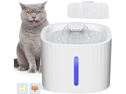 Dispensador Automático De Água, Capacidade 3 L, Silencioso, Luz Led, Sistema Filtrante, Carvão Ativado, Para Uso Doméstico E Hidratação Diária