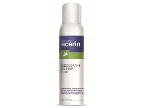 Desodorizante Para Pés Acerin Fungi, Antifúngico 150ml Aflofarm