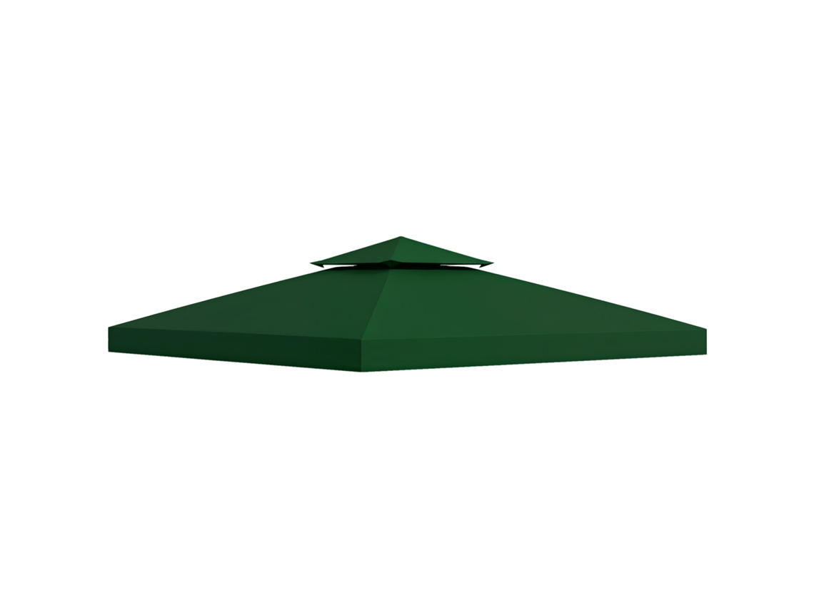 Cobertura Repos. para Gazebo. 3x3 M. Capa Repos. com Teto Duplo. 8 Orifícios de Drenagem e Proteção Uv. Proteção Repos. Somente Para.