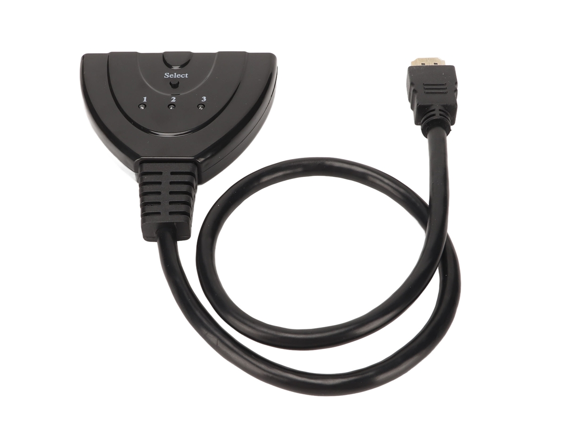 Aetheria comutador Interface Multimídia Hd 3 Portas 3 Entradas 1 Saída 1080p 3d para Hdtv Ps3 Ps4 Dvd