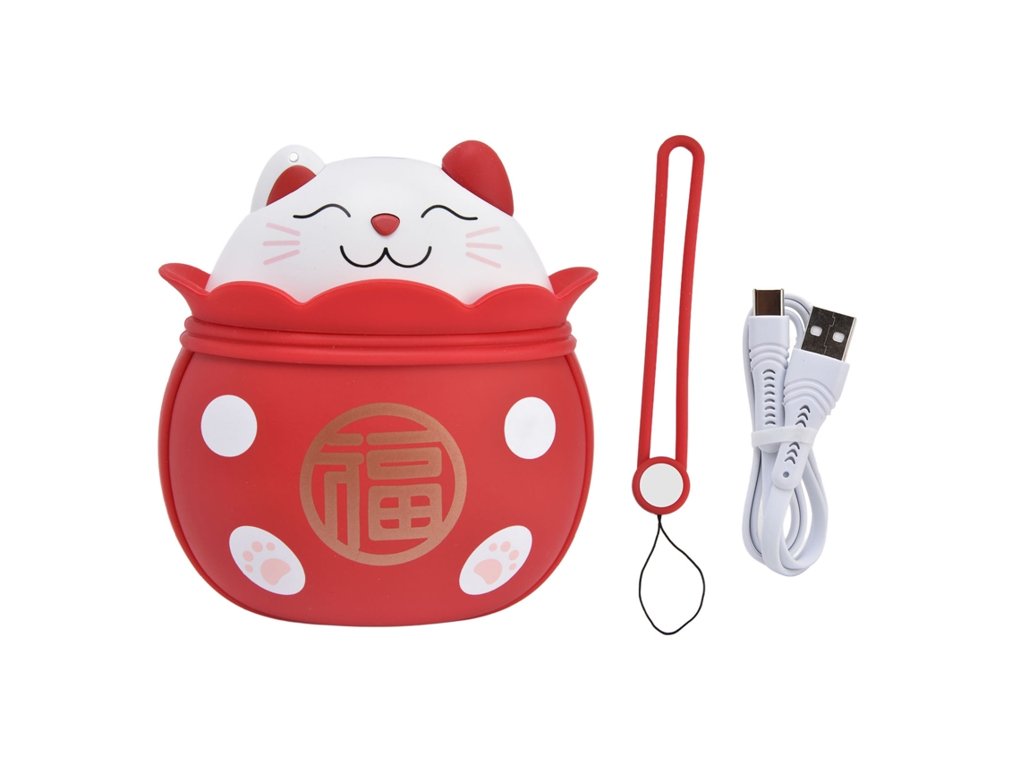 Laxiscreed Aquecedor De Mãos Mini Com Bateria Integrada E Carregador Usb