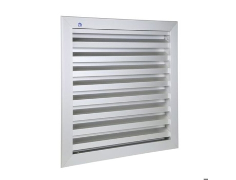 Grade de Ventilação 400X400Mm Alumínio Cinza RENSON 41144