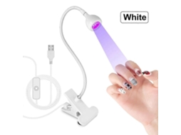 Luz Led Uv para Unhas Lâmpada de Secagem Esmalte Clipe Mesa Flexível Mini Usb Secador Portátil Ferrament as Salão Manicure GOKOCO
