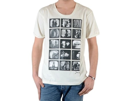 T-shirt De Homem Joe Retro Timi Branco (l)