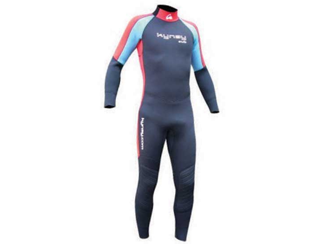 Fato Neoprene Manga Comprida Back Zip Full Elastic Azul Lkynay