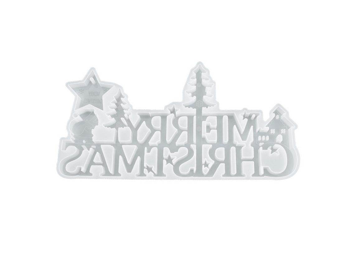 Moldes De Epóxi Diy Para Ornamentos De Natal Com Desmoldagem Fácil