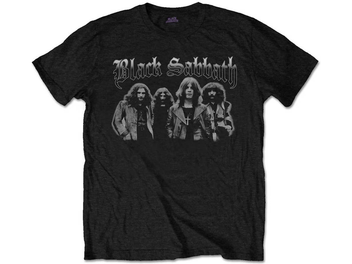T-Shirt BLACK SABBATH Greyscale Group S