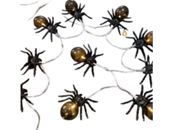 Laxiscreed - Castiçal De Halloween Com Abóbora Luminosa E Luzes De 1,5m Para Decoração De Espaços Comerciais E Quartos Infantis