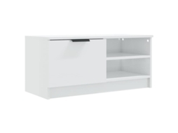 Tv Cabinet, Tv Cabinets Vidaxl Branco Madeira Processada (n/a)