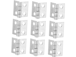 Conjunto De 100 Mini Dobradiças Para Armários Madeira, Cozinhas E