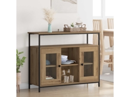 Vidaxl Buffet Carvalho Artesanal 100 X 35 X 80 Cm Madeira Processada