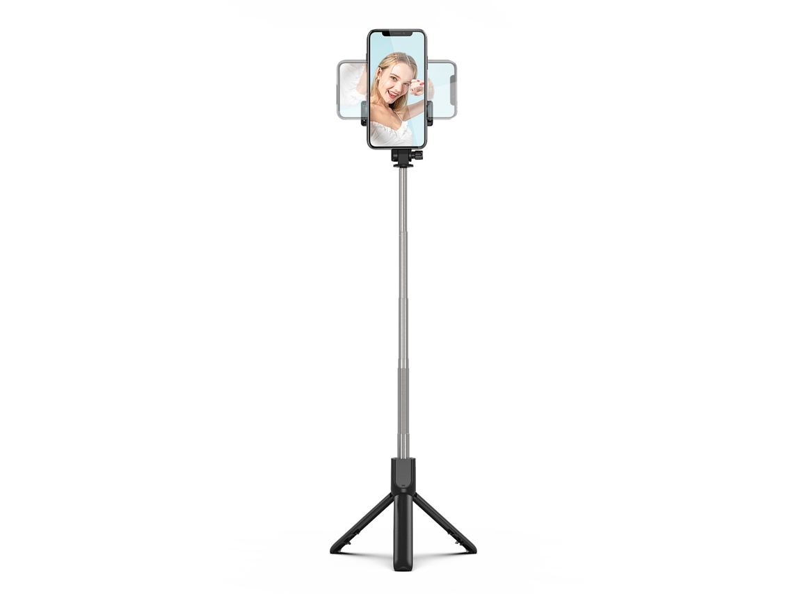 Bastão De Selfie, Tripé Retrátil 3 Em 1 Para Bastão De Selfie, Suporte Portátil Para Celular Com Controle Remoto Bluetooth Sem Fio Removível Para Todo