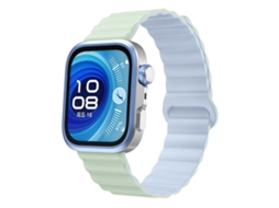 Bracelete Para Huawei Watch Fit 4 / Fit 4 Pro / Fit 3 - Silicone Magnético - Wave Verde Selvagem E Roxo