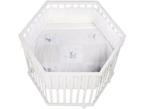 Parque Lúdico Roba Fox Bunny Branco Cinzento 66 X 19 X 70 Cm