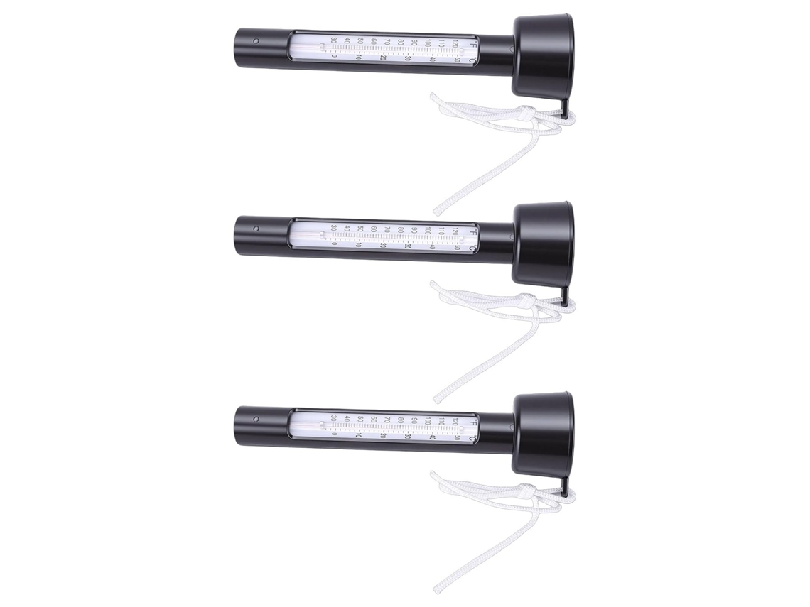Termômetro De Piscina Cryfokt, Flutuante, À Prova D Água E Resistente A Quedas, Com Cordão De Segurança Para