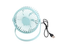 Ventilador Mesa Mini Usb 360° Silencioso Azul Céu